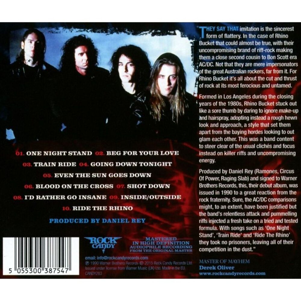 Rhino Bucket - Rhino Bucket  CD
